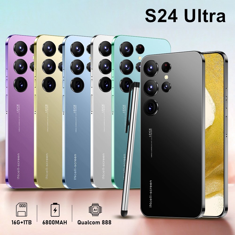2024 Original s24 ultra phone Smartphone 16+1TB Mobile Phone Cell Gaming Phone 5G smartphone 3G&4G smartphone